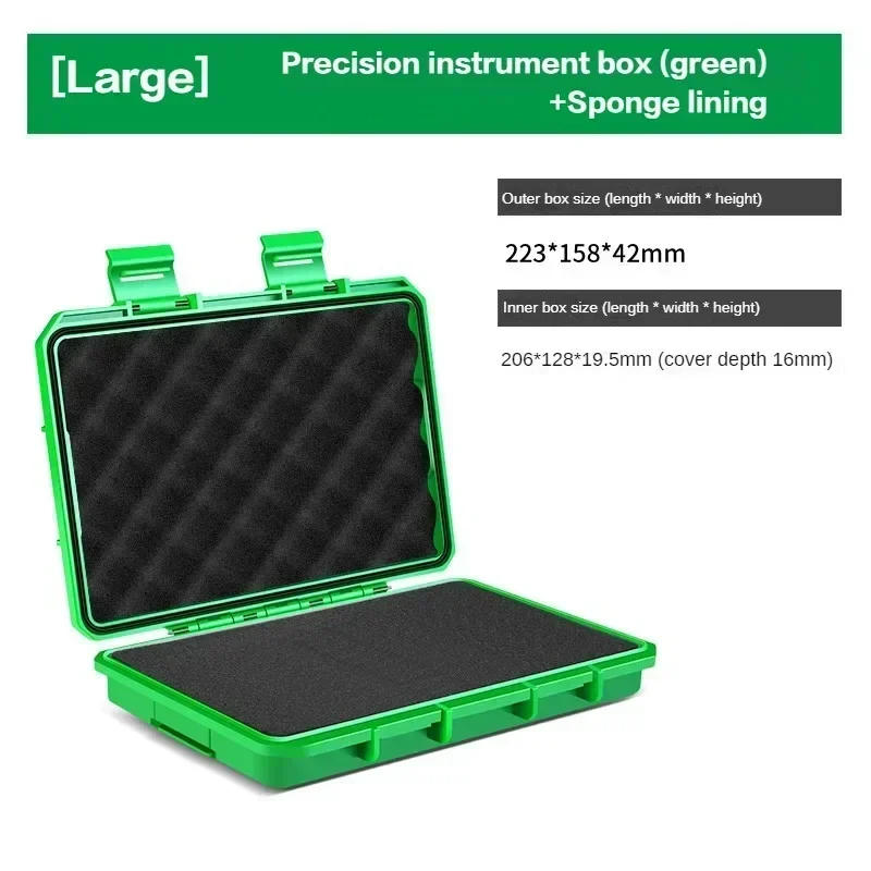 Waterproof Sealed Small Precision Instrument Parts Tool Storage Box Safety Protection Box Small Size Toolbox