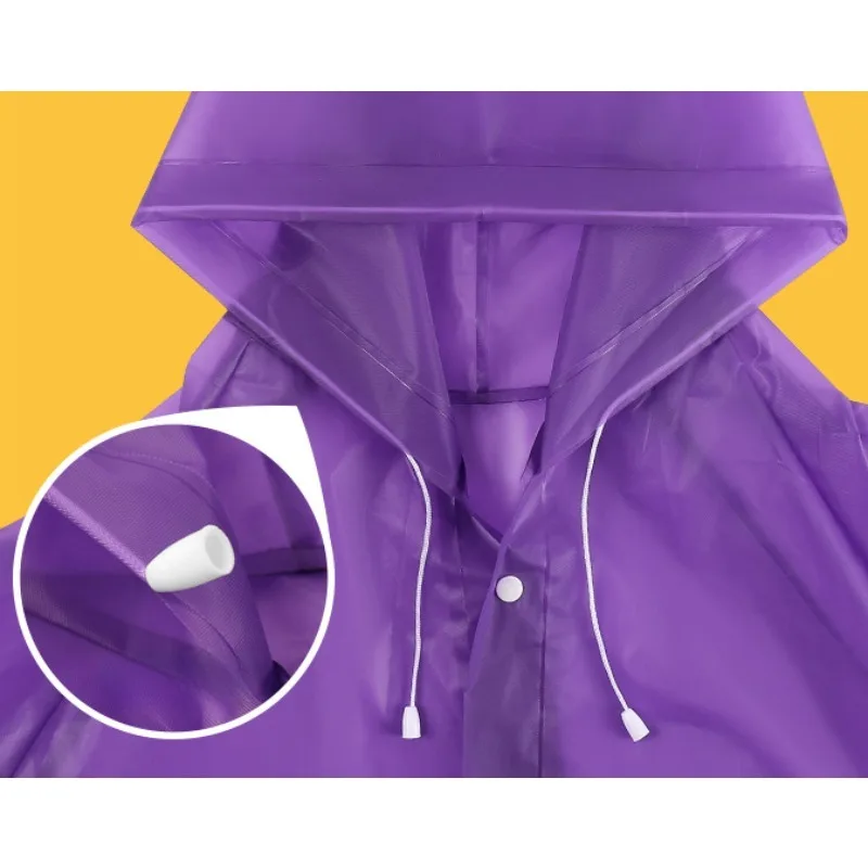 EVA Impermeable Waterproof Rain Coat Men Women Travel Hooded Beam Port Rain Poncho For Fishing Camping Adult Coat rain poncho