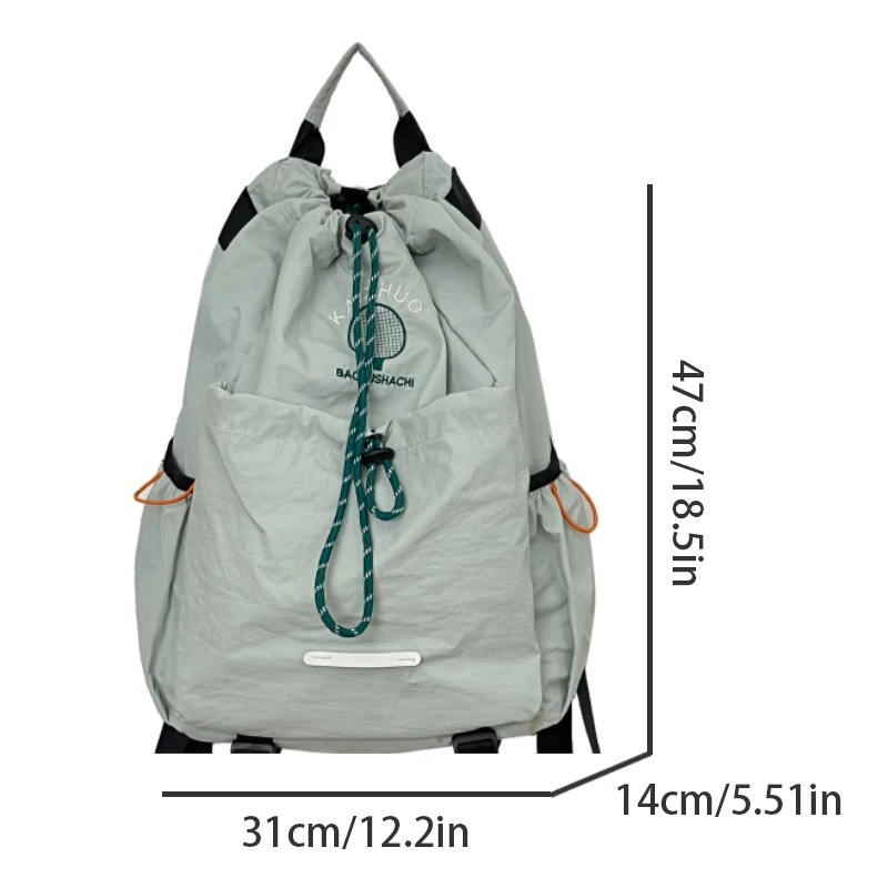 Men's and women's foldable nylon backpacks with adjustable shoulder straps, suitable for outdoor activities, hiking, running, an