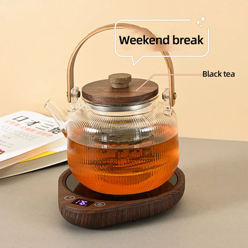 110V/220V Cup Heater Coffee Mug Warmer Hot Tea Makers Electric Hot Plate Heating Pad 3 Gear Warmer Coaster Thermal Mug Heater 3
