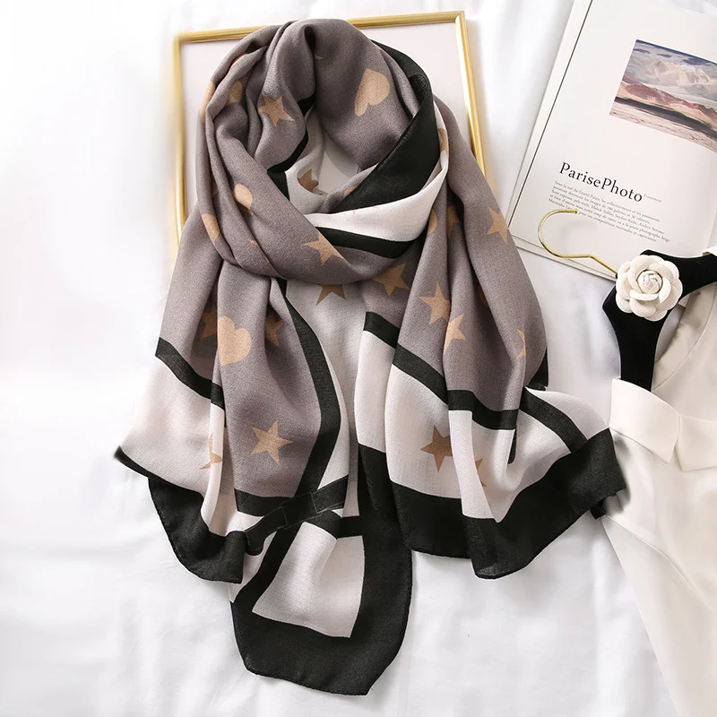 2022 Women Spring Scarf Cotton Hijab Shawls Dot Beach Wraps Headband Foulard Pashmina Bufanda Femme Sjaal |