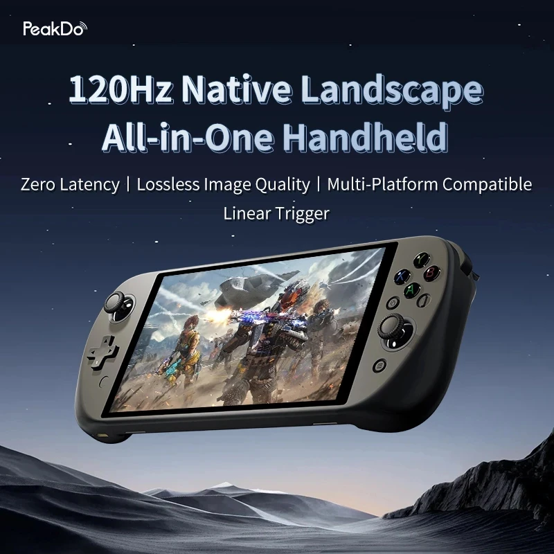Peakdo Handheld Game Console With Hall Joystick And 120hz Screen_voghion.com