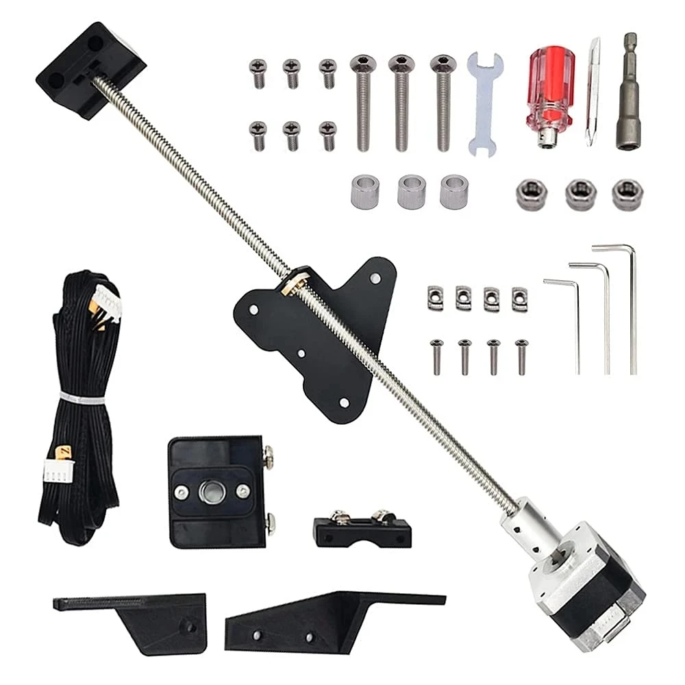 Parafuso de avanço  Jogos Duplos t8 da Elevação da Linha Central de z com o Motor Deslizante do Parafuso de Ligação para o Ender de Creality Ender Pro Ender v2 3d Impressora Parte a Linha Central de z os - Imagem 2