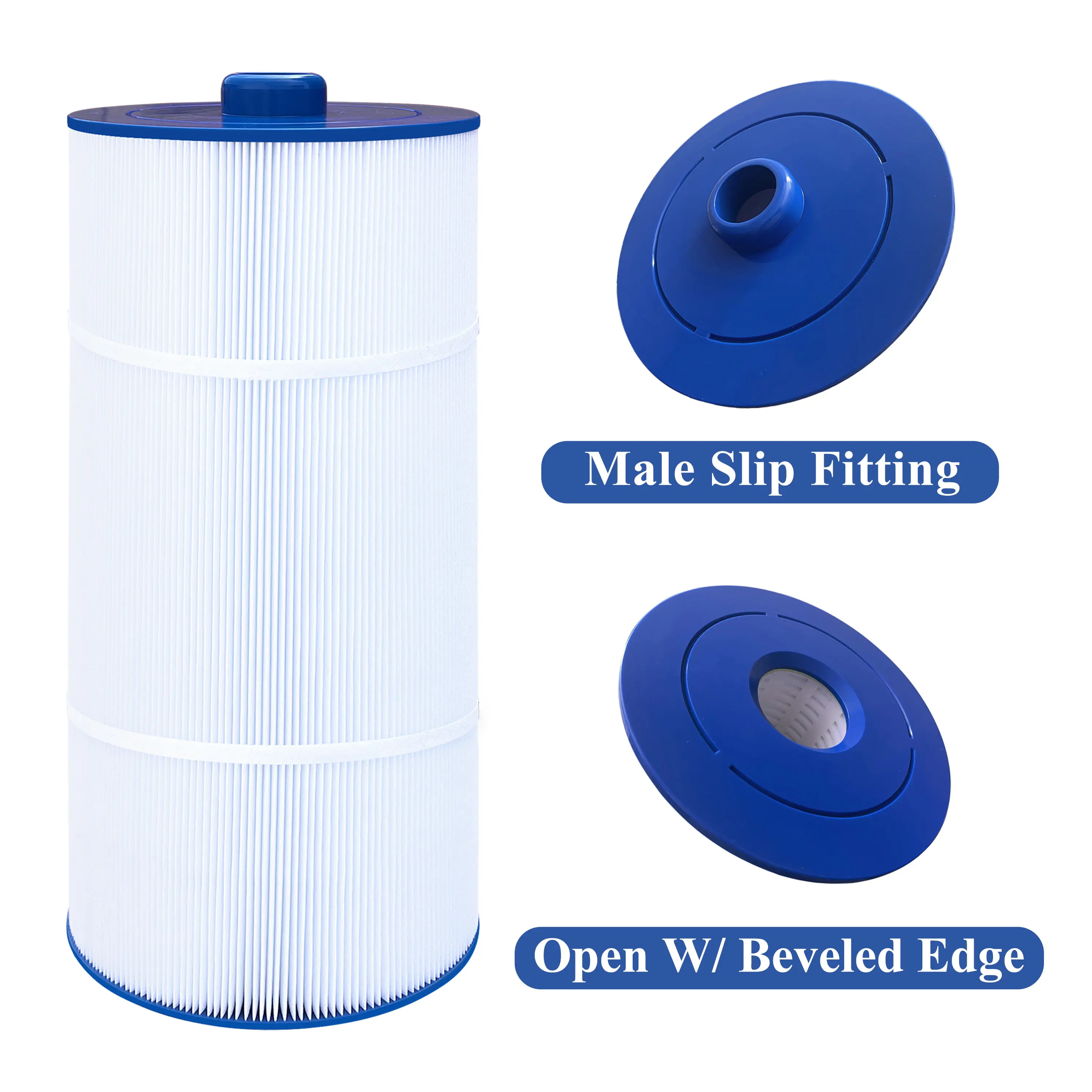 Spa Filter Cryspool Spa Filter Compatible with 6540-488 Sundance Double End 120 PSD125-2000 C-8326 FC-2780 Magnum SU125 125 sq.ft 1Pack