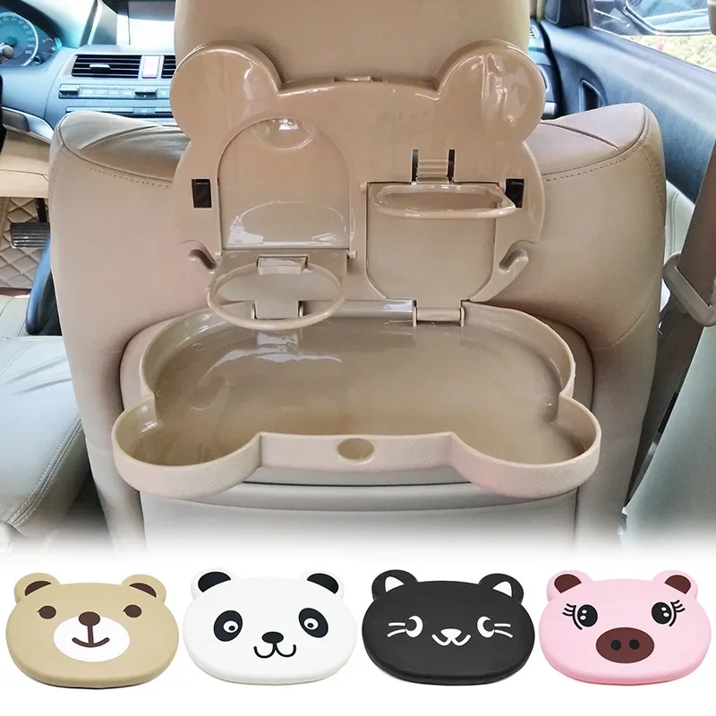 Baby Dinner Plate for Car Accessorie Feeding Food Tableware Cartoon Bear Children Dishes Eating Dinnerware Kids Anti-fall Dishes baby tableware set divided dinner plate