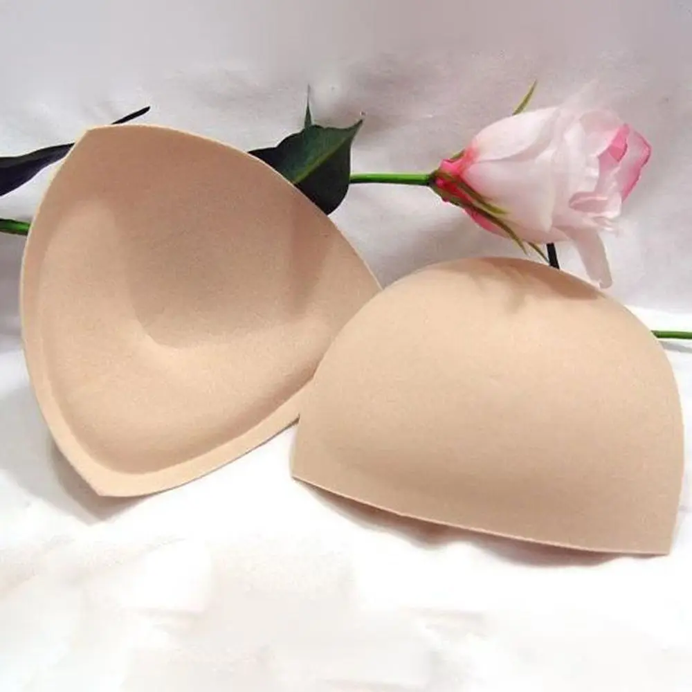 1 Pair Bra Pads Gel Bra Inserts Push Up Silicone Sponge Natural Color  Intimates Accessories Breast Pads Accessories