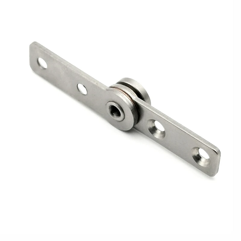 FASOUCOTH Stainless steel Constant Torqueone-word Damping 360 Degree Rotary Shaft Positioning Concealed Hinge stainless steel hinges