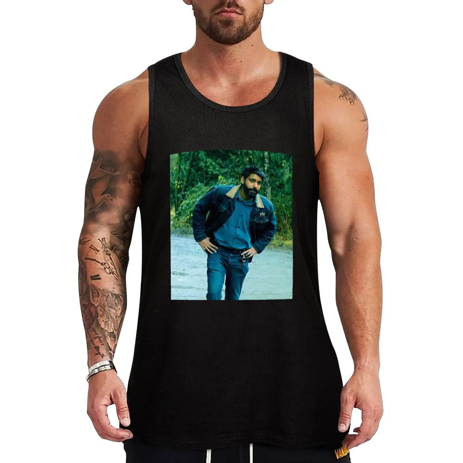 

Sherif Hassan Midnight Mass Tank Top vests for men mens gym clothes