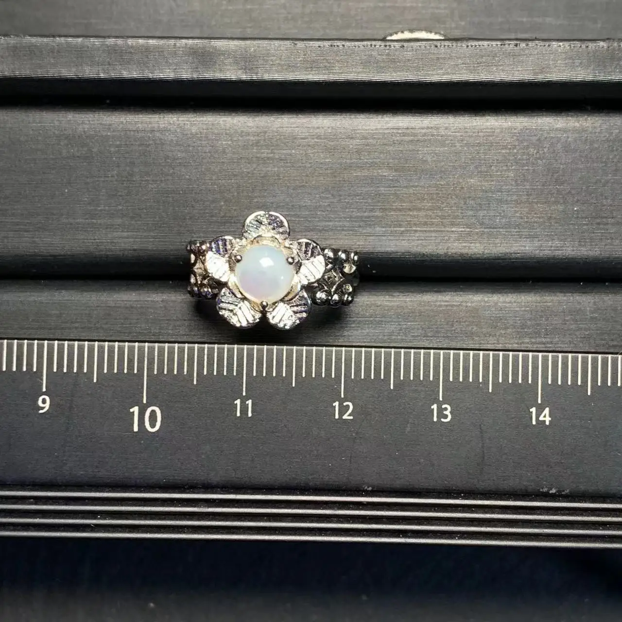 Vintage Natural White shell Ring Stone Female Handmade Rings Jewelry for Women Gift Flower