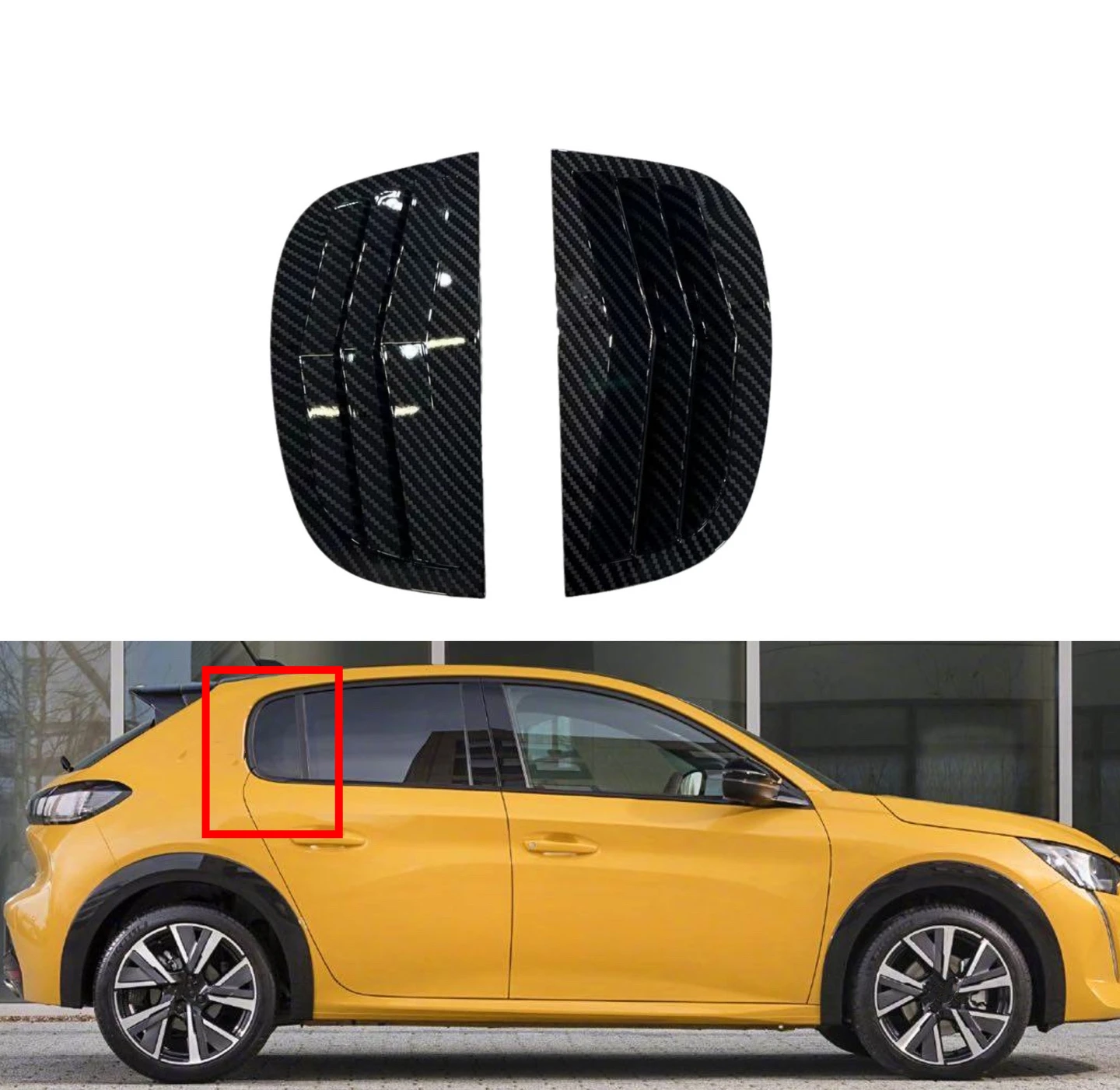 Copertura Per Lunotto Posteriore In Fibra Di Carbonio Per Ford Focus 2019-2023 Berlina/Hatchback – Stile Persiane, Riduce Rumore E Migliora Ventilazione