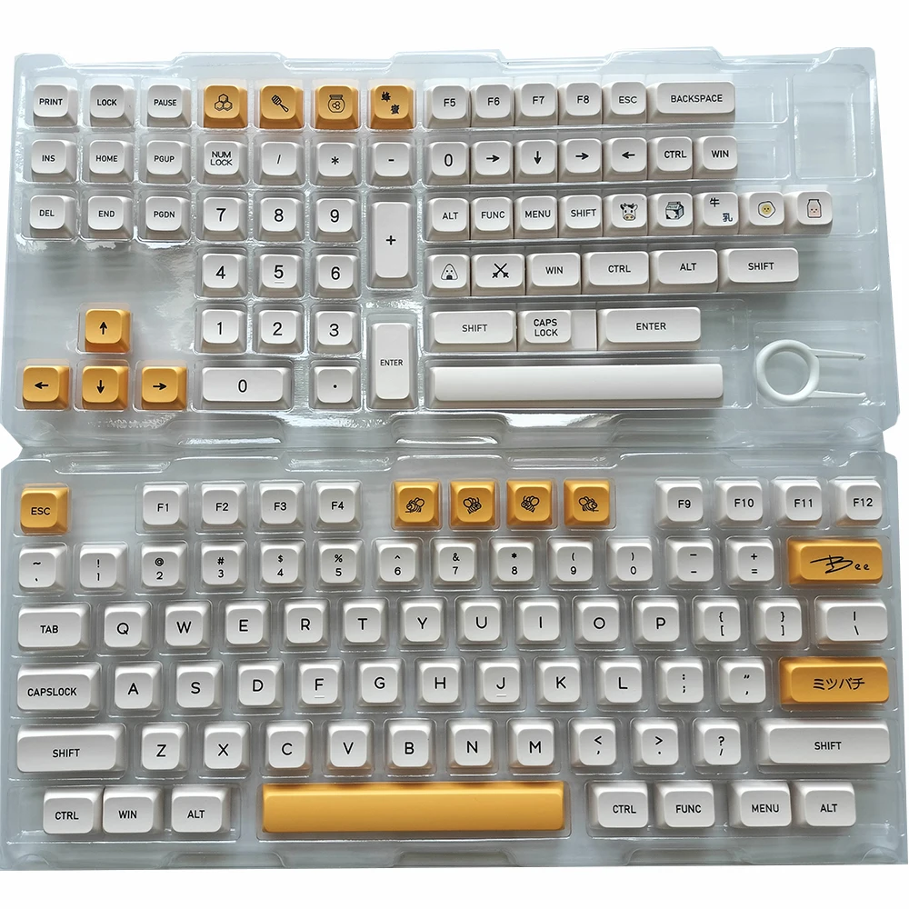 Колпачки для клавиш XDA PBT, 140 клавиш, корейский/японский/английский ...