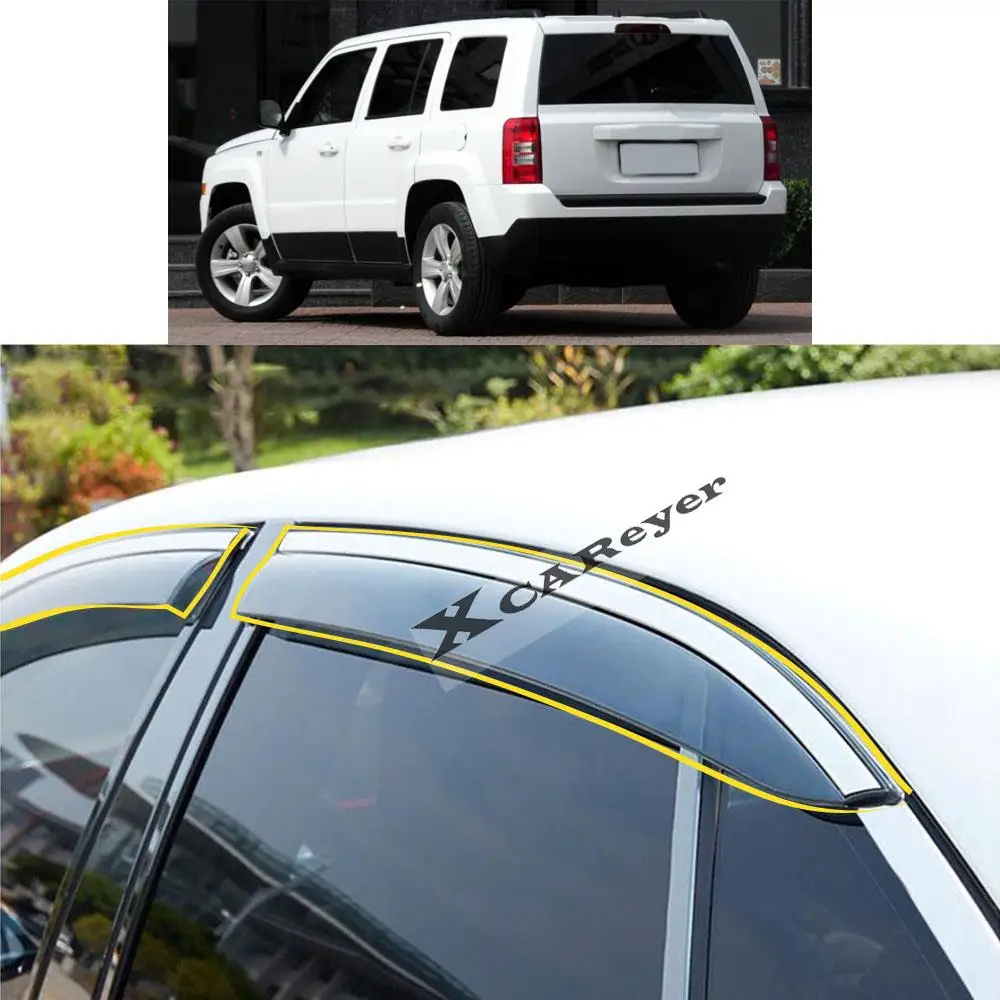 

Автомобильная пластиковая наклейка для Jeep Patriot 2012 2013 2014 2015 2016 2017 2018 2019