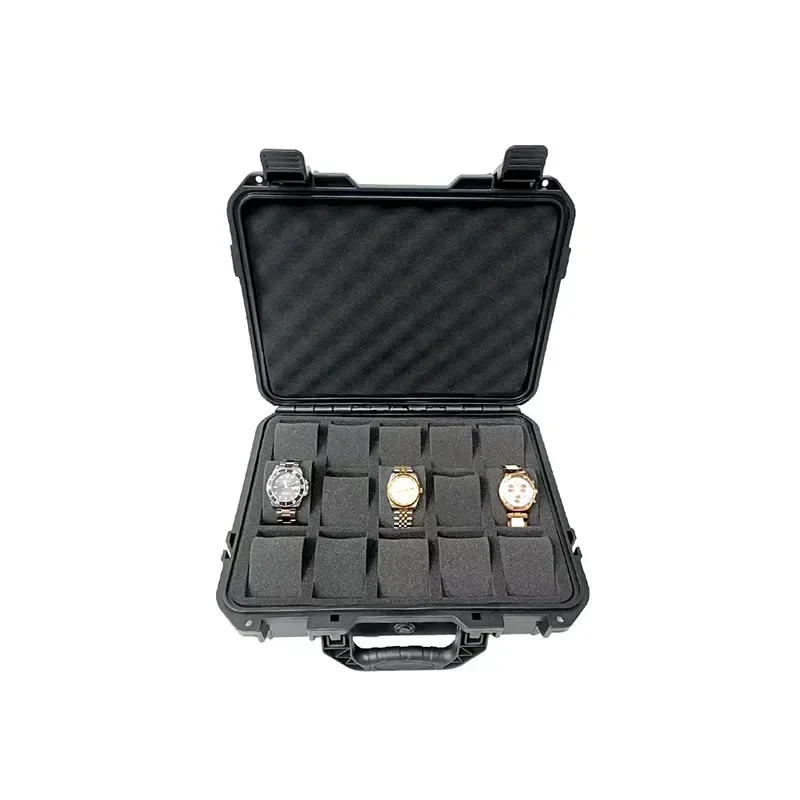15 Slot Plastic Watch Case Portable Waterproof Watch Case Is Used To Store Watches Tool Box Organizer/Men Display Storage