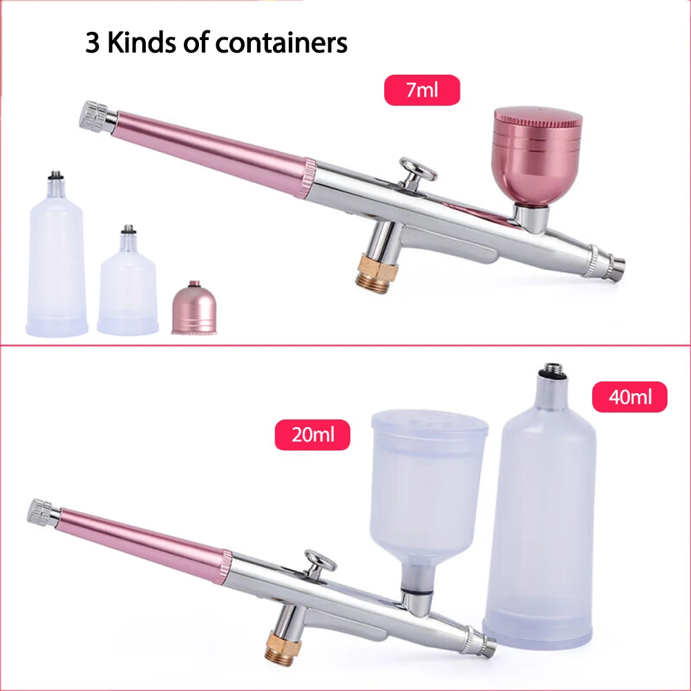 Airbrush Nail Airbrush Nail Art Paint Spray with Compressor Decoration Cake Portable Nails Coloring Air Brush Gun Mist Sprayer Rechargeable