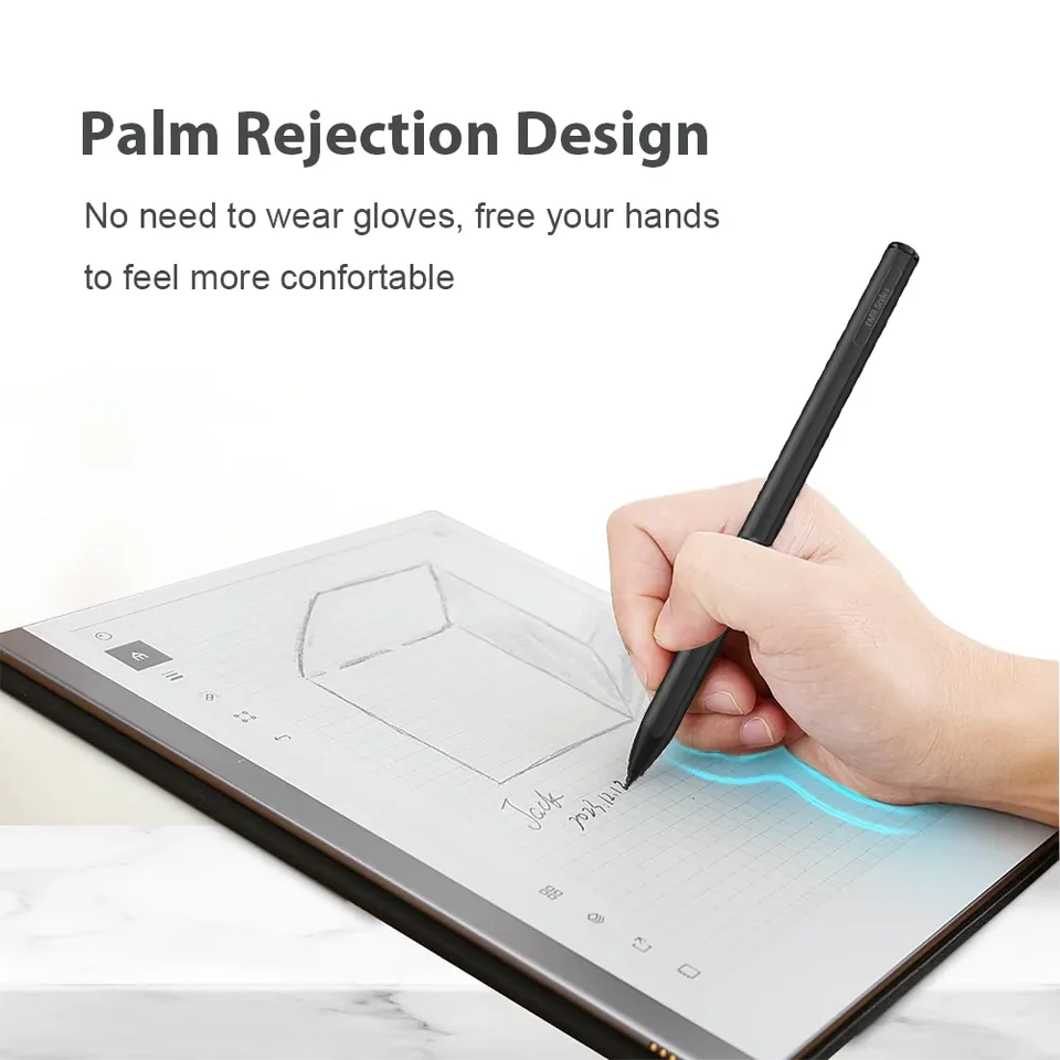 Pour ReMarkable 2 Crayon De Tablette De Dessin Numérique Avec Gomme 4096 Sensible à La Pression Anti-paume Tactile Inclinaison Support Stylet Crayon