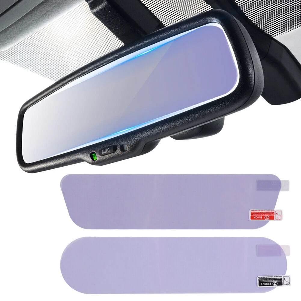 

CarRearview Mirror Anti-reflective Film 50mm*200mm Micro-nano Coating, Rain-proof And Fog-proof, High-definition Eye Protection;