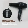 6000W Professional Hair Dryer Blowdryer for Salon High Speed Strong Wind 6 Gears Low Noise Lightweight Blower with 2 Nozzles 3