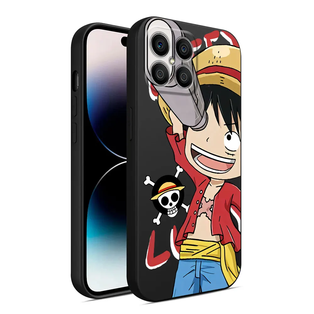 thumbnail image 1 of Funda para Honor 90 Lite 8X 20 70 X8 X8A X9a X7 X6 50 Magi C5 Pro 4, Funda de teléfono suave negra de Anime de una pieza, 1 of 5