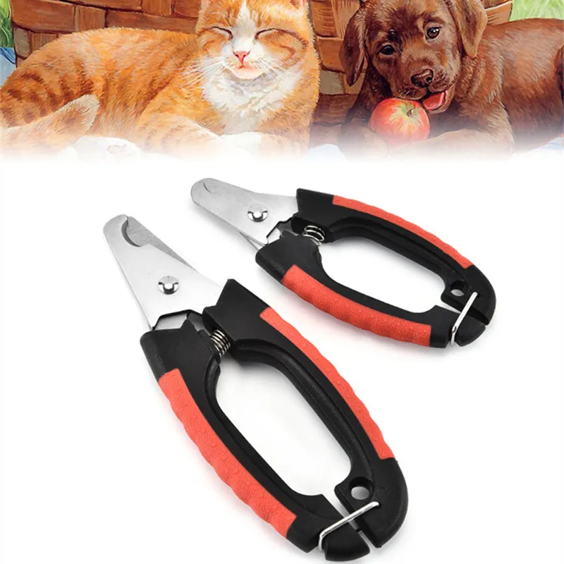 Title 1, Professional Pet Dog Nail Clipper Cutter Stainl...