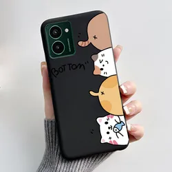 Aesthetic Cute Cat Astronaut Black Matte Soft TPU Shockproof Phone Case for Nokia HMD Pulse Plus (HEI - TPU401)