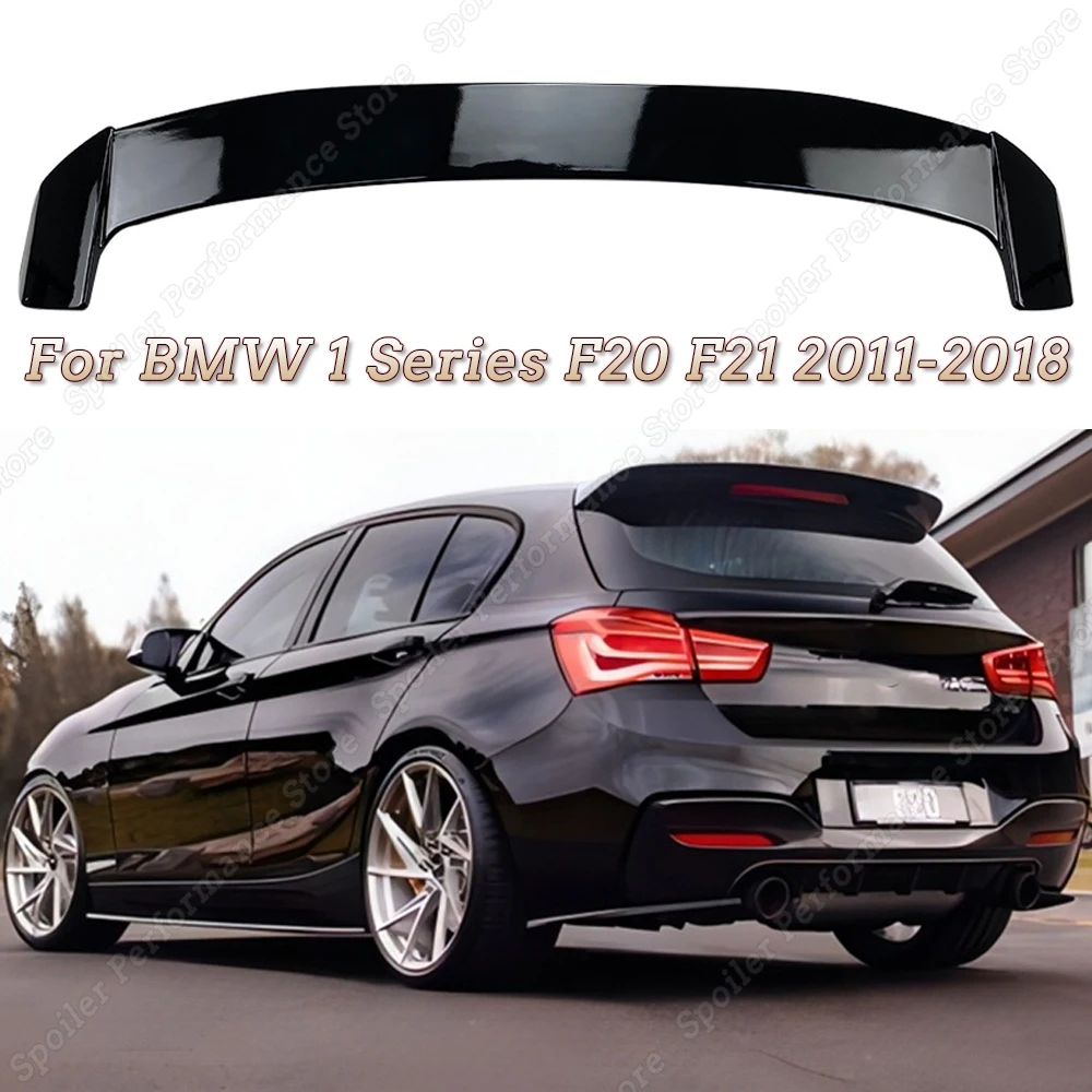 Für BMW 1 Serie 1er F20 F21 116i 120i 118i M135i Fließheck 2011-2018 Auto  Dach Spoiler Hinten Stamm spoiler ABS Gloss Schwarz Neue - AliExpress