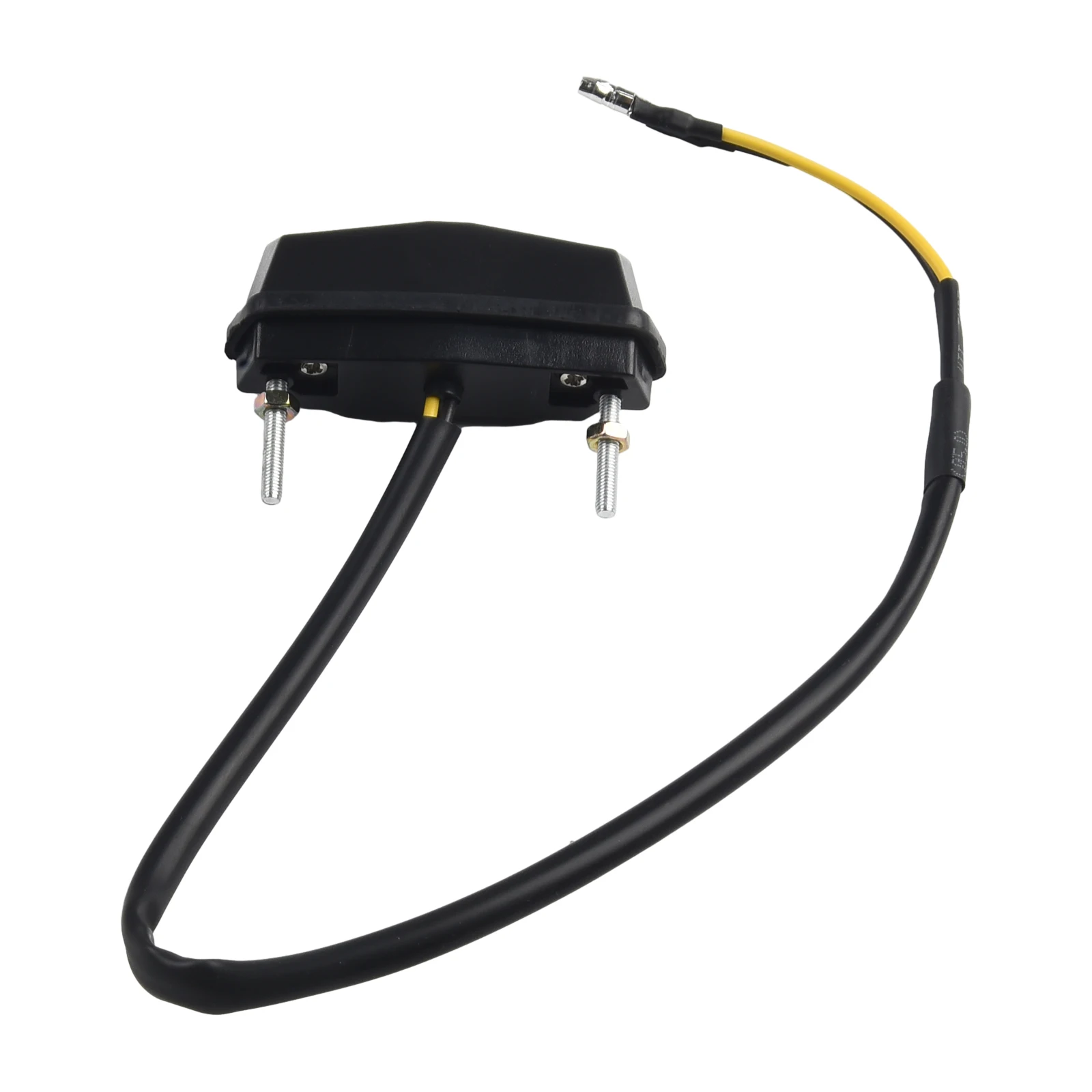 

Motorcycle License Plate Light Number Universal 12V ABS Plastic Accessories Black Housing LED Lamp Replacement