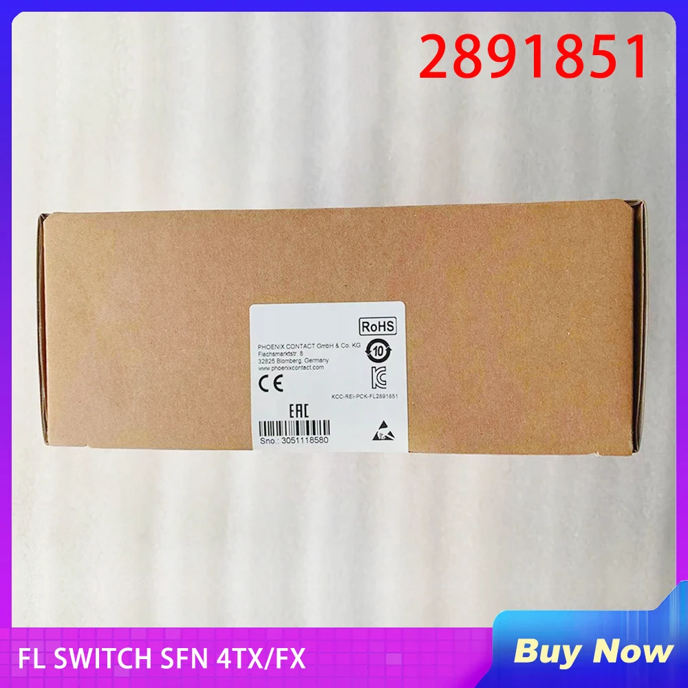 

2891851 For Phoenix Industrial Ethernet Switch FL SWITCH SFN 4TX/FX