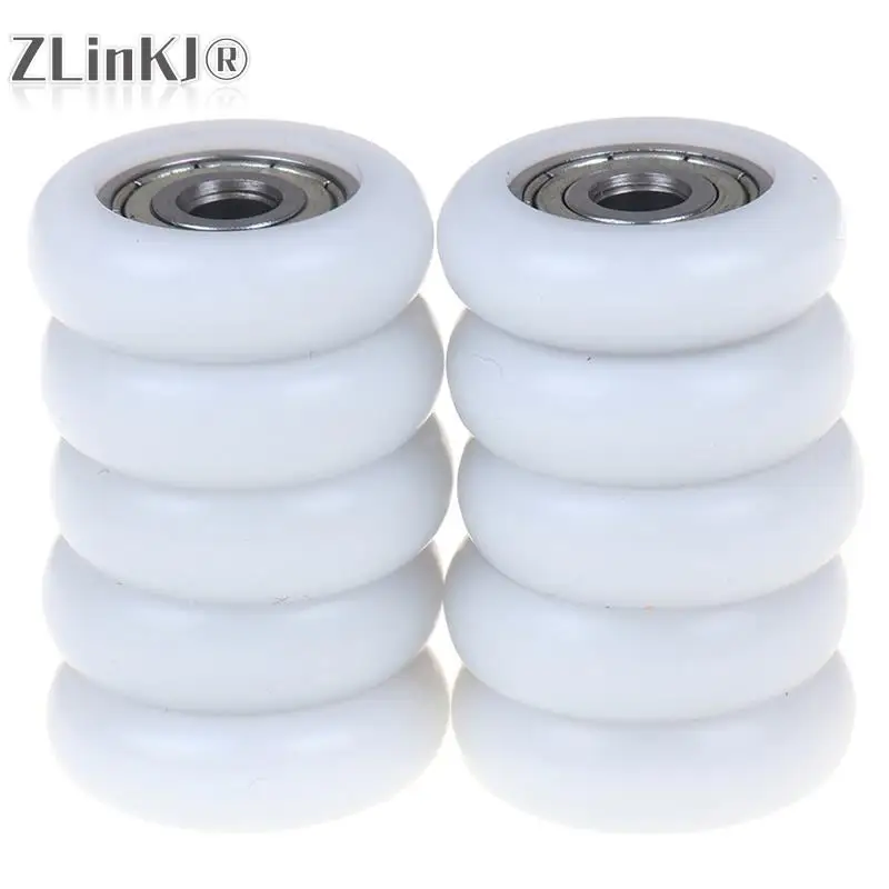 5/10pcs Sliding Shower Roller Wheel Plastic Door Replacement Roller Wheel Runner 21.5mm*6mm shower room accessories