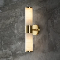 Modern Sconce Wall Light For Living Room  Home Decor Bedroom Marble Wall Light  Luxury Spain Alabaster Light Fixture 1
