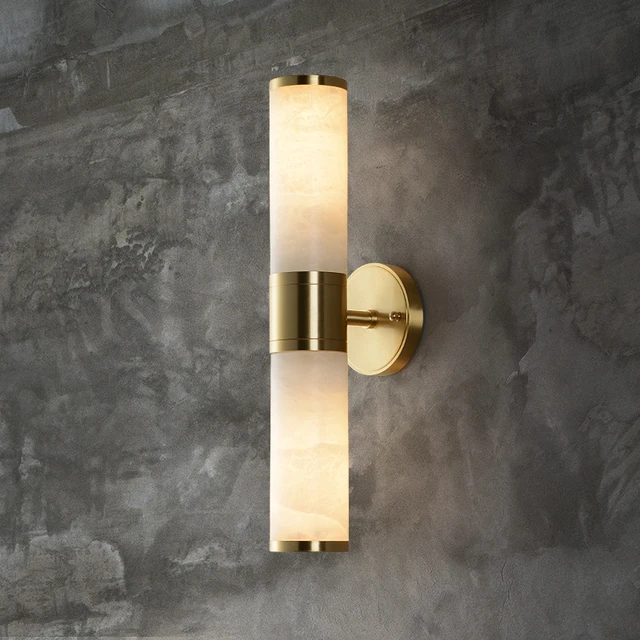 Modern Sconce Wall Light For Living Room  Home Decor Bedroom Marble Wall Light  Luxury Spain Alabaster Light Fixture 1