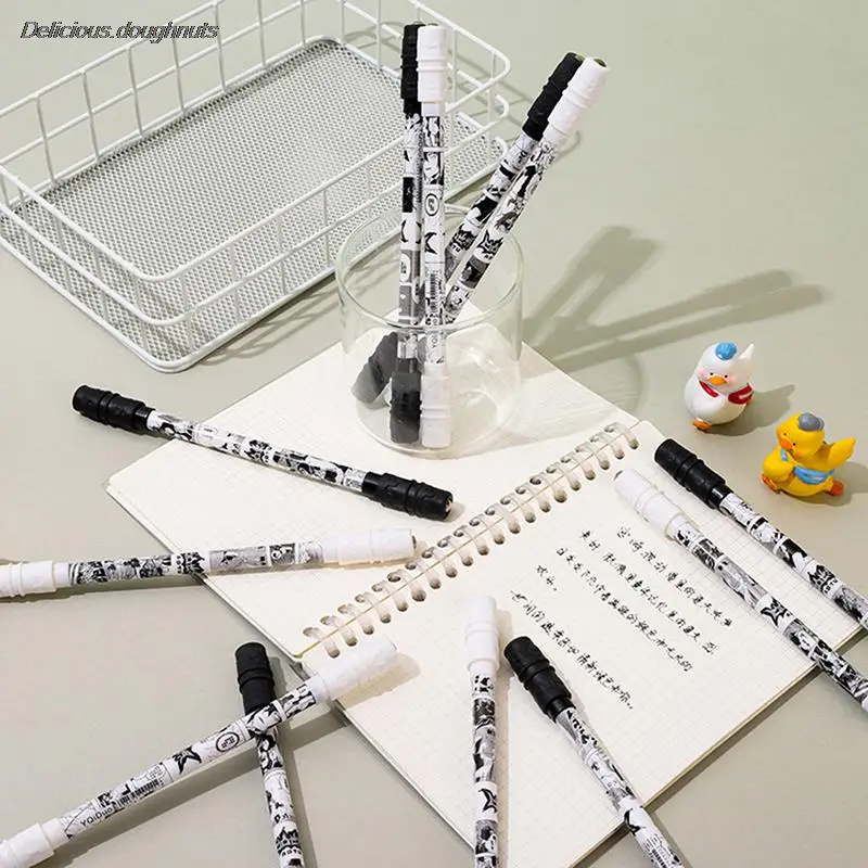 1Pc Funny Spinning Gaming Pen dla dzieci antypoślizgowe Trick Rolling długopis żelowy obracanie plastikowe pióro antypoślizgowe ręcznie zabawki Spinner