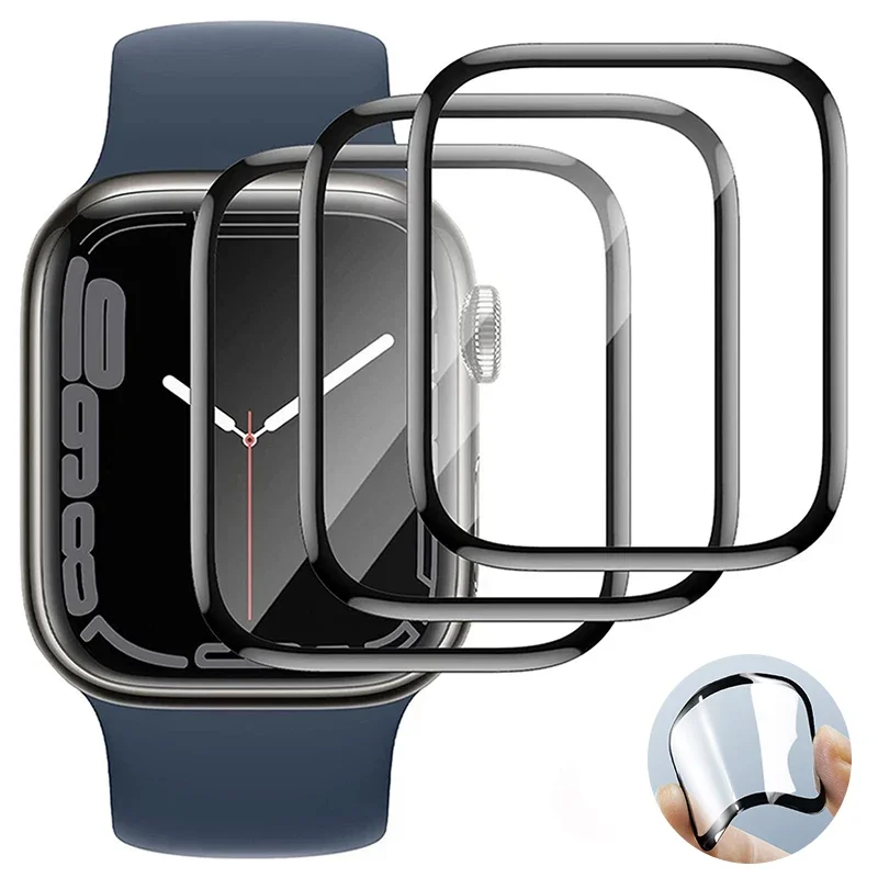 Protezione dello schermo per Apple Watch 10 9 8 7 46mm 42mm 45mm 41mm Pellicola protettiva per IWatch Series6 SE 5 4 3 40mm 44mm 49mm ultra