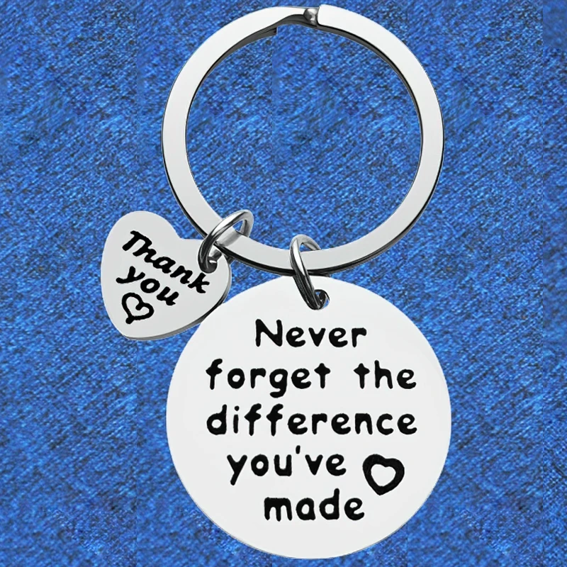 Брелок для ключей с надписью «оставить благодарность»