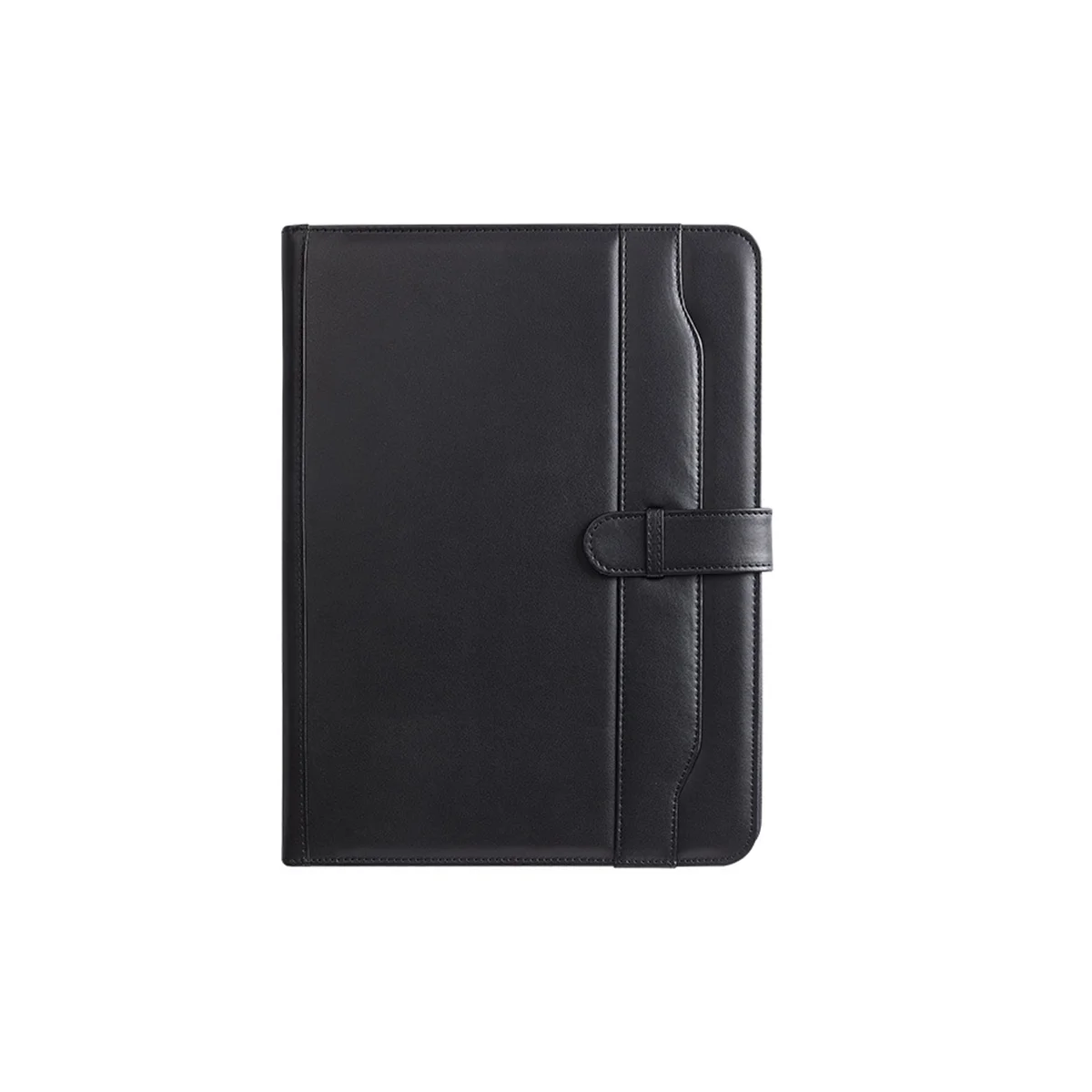 

Portfolio Folder, Women Business Document Organizer Size with Pad for Interview, Conference Black