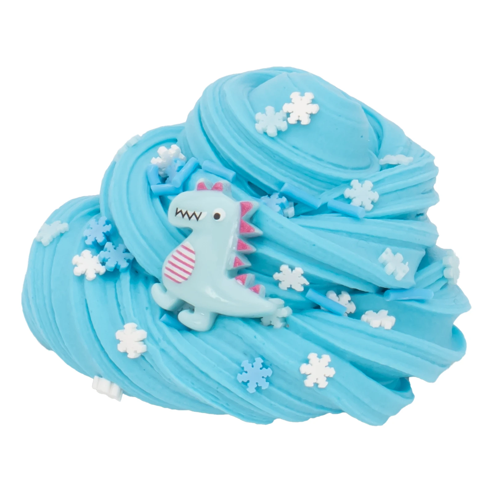 3Packs 70ml Slime Butter Soft Stretchy Non-sticky Slime Kit Cute Dinosaur Cake Making Set Scented Toys Birthday Gifts