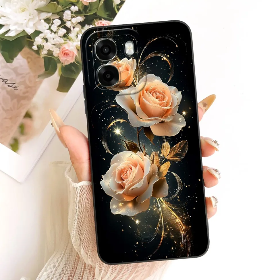 Luxury Fashion Cute Painted Silicone Case - Oppo A6 Series