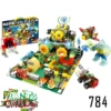 Plants vs. Zombies Battle of the Seabed Sky Model Building Blocks Bricks Kits Set Peashooter Gatling Pea Shooter Figure Toy Gift 1