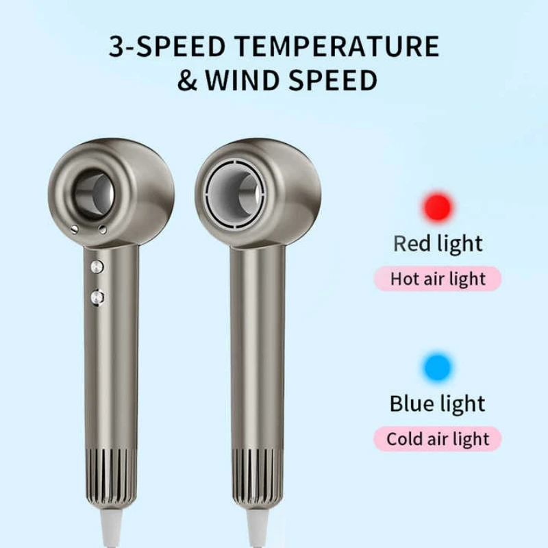 Swoson High Speed Hair Dryers Negative Ion Hair Care Quick Dry Professinal Leafless Hair dryer Personal Styling Salon Appliance 5