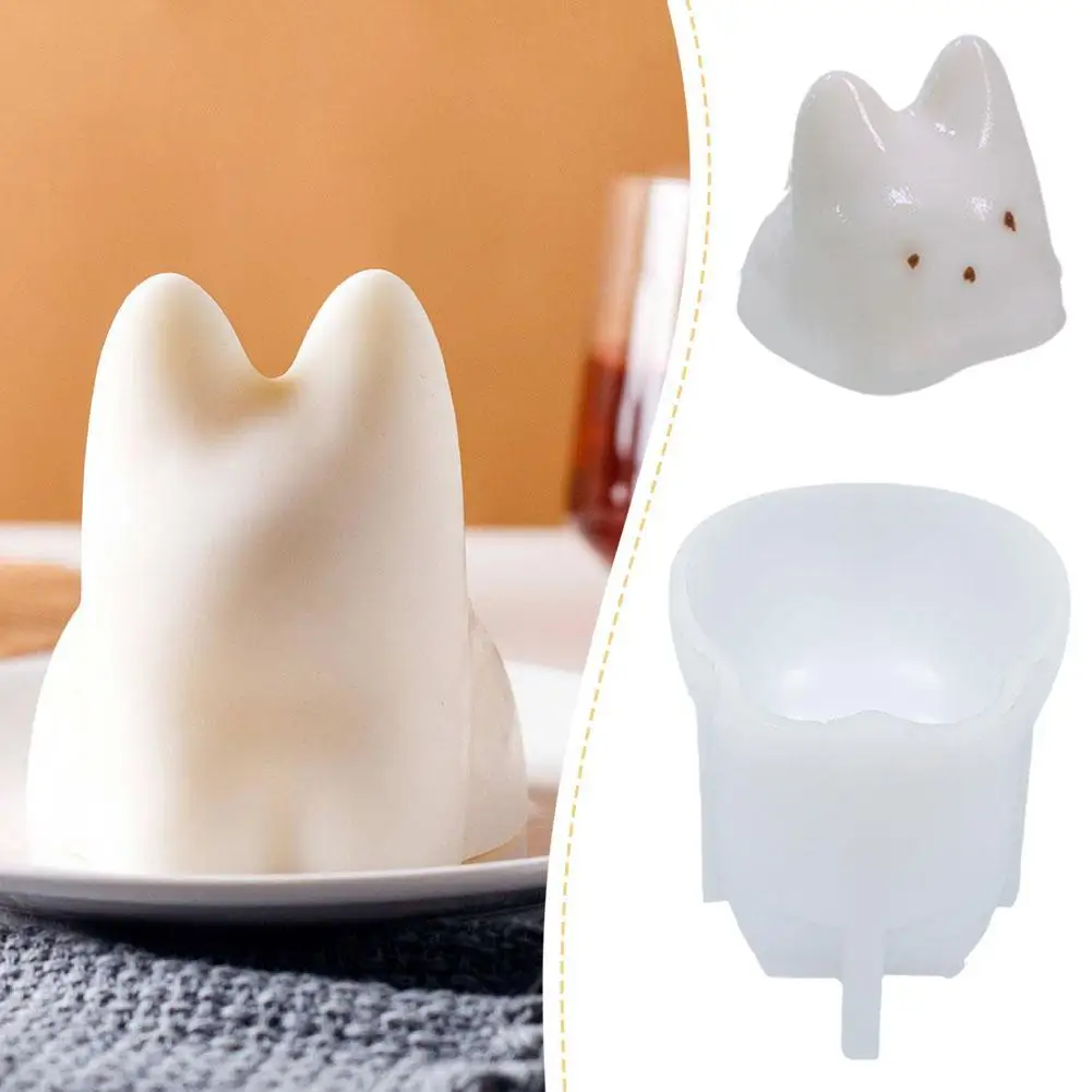 Stampo In Silicone 3D A Forma Di Gatto – Per Sapone, Fondente, Cioccolato, Candele E Decorazioni Fai Da Te, Silicone Alimentare, Antiaderente, Flessibile, Riutilizzabile