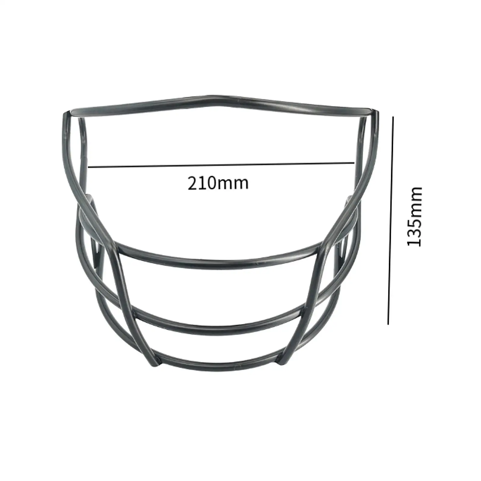 Baseball Face Guard Batting Helmet Face Cover Hardware Supplies Mask Protector for Kids Men Softball Baseball