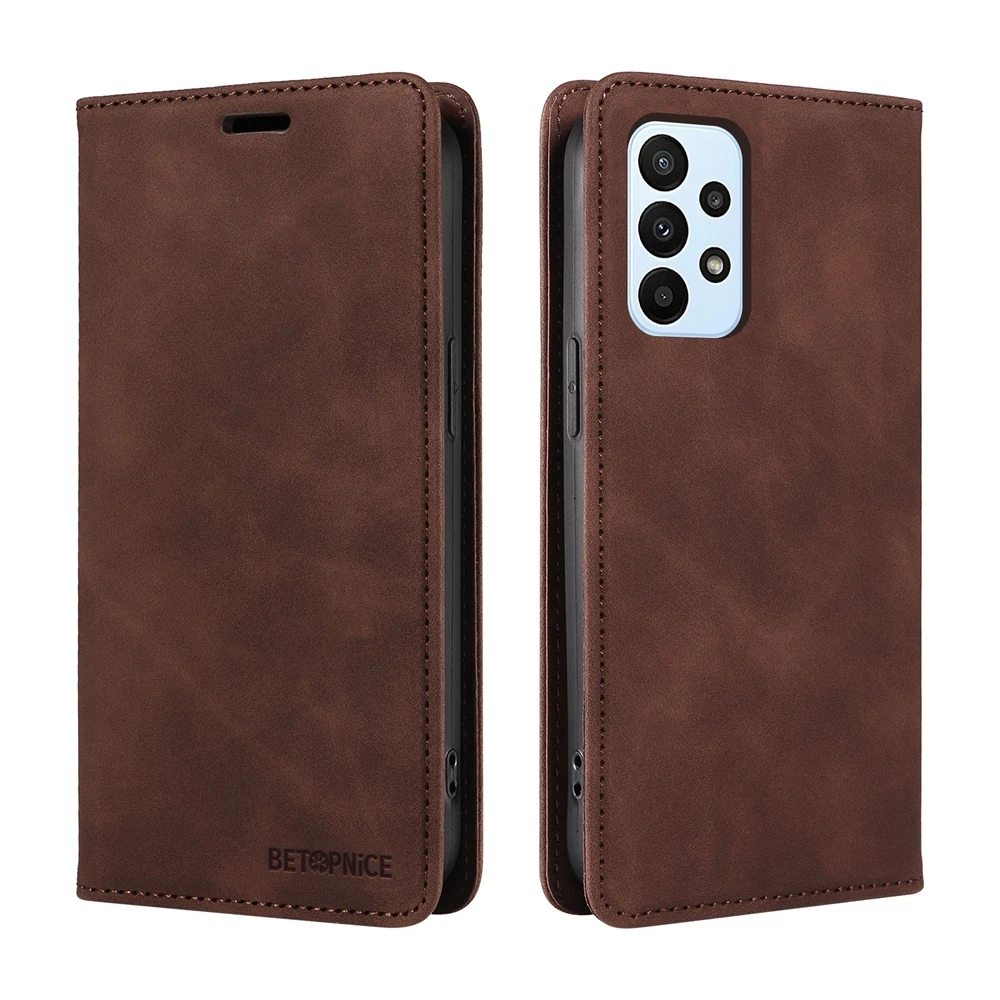 RFID Blocking Magnetic Leather Phone Case