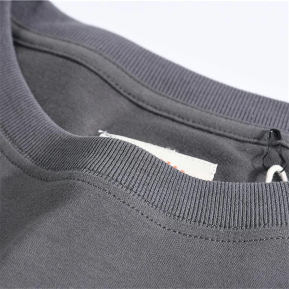 100% Cotton Long Sleeve T shirt For Men Solid Spring Casual Mens T-shirts High Quality Male Tops Classic Clothes Men's T-shirts 4