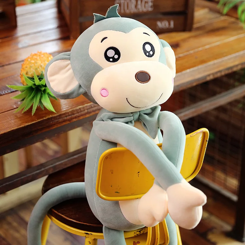 Creative Cute Cartoon Plush Toy Animal Monkey Long Arms And Long Legs Doll Baby Sleeping Comfort Pillow Birthday Christmas Gift 4