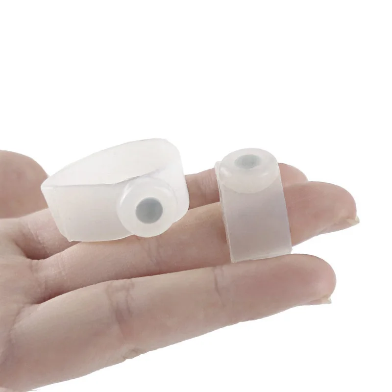 Magnetic Therapy Slimming Toe Rings Fat Burning Rings Silicone Foot Massage Toe 2Pcs/pair Magnetic toe rings