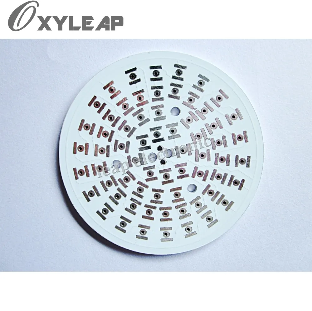 Round Alu PCB White Power LED Aluminum Circuit Board Manufacturer With HASL LEAD FREE