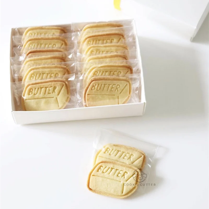 Cookie Cutter Butter Square Brick Shape Cookie Cutter Biscuit Mold Bakeware Baking Food Garde Plastic Biscuit Fondant Cutter Kitchen Tools