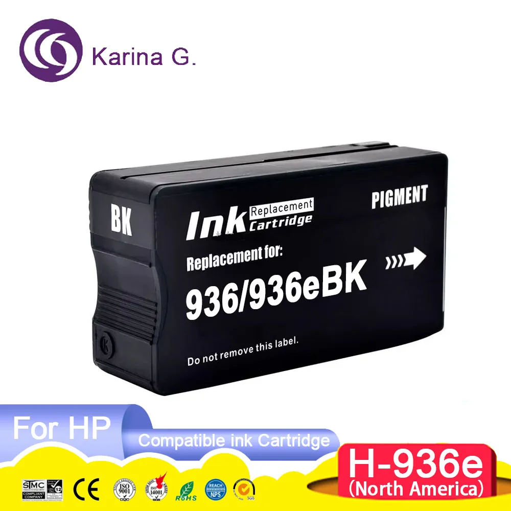 For 936e 936 Premium Color Compatible Inkjet Ink Cartridge for 936 OfficeJet 91
