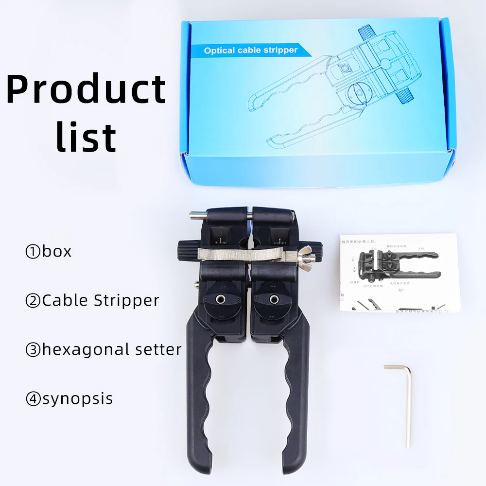 Fiber Optic Stripper  tool 8-30MM Longitudinal Cable Jacket Slitter Cable Sheath Opening Cutter two-way opening