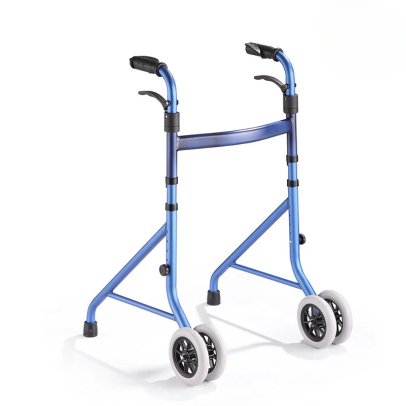 Automatic Reset Walkers for Elderly Toilet Rail Holder Disabled Mobility Aids Auxiliary Starting Device Wheels Walker for Adults 3