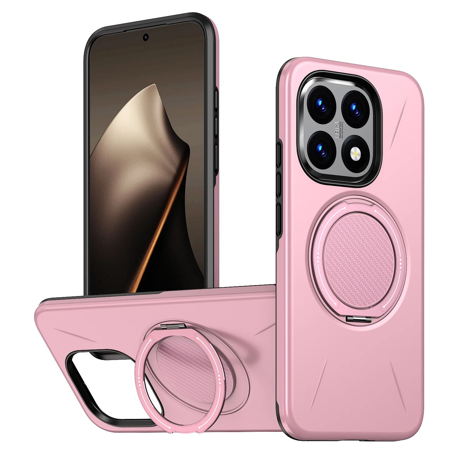 360° Magnetic Shockproof Phone Case with Stand Holder and Magsafe Compatibility